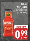 Würzsauce Paprika Ungarische Art Angebote von Kühne bei EDEKA Unna für 0,99 €
