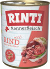 Kennerfleisch im Angebot bei Fressnapf in Witten Kennerfleisch Angebote von Rinti bei Fressnapf Witten für 2,19 €