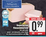 Bayerischer Riesenleberkäs im EDEKA Prospekt Bayerischer Riesenleberkäs von im aktuellen EDEKA Prospekt für 0,99 €