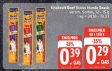 Beef Sticks Hunde Snack Angebote von Vitakraft bei E center Elmshorn für 0,29 €