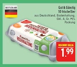 10 frische Eier von Gut & Günstig im aktuellen Marktkauf Prospekt