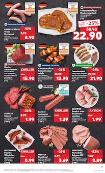 Rindfleisch im aktuellen Kaufland Prospekt (Hamm) Rindfleisch im Kaufland Prospekt "KNĂśLLER" mit 54 Seiten (Hamm)