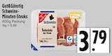 Schweine-Minuten-Steaks von Gut&Günstig im aktuellen E xpress Prospekt für 3,79 €