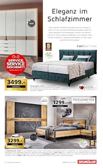 Bett im Segmüller Prospekt "Wohndesign - Inspirierende Ideen für Ihr Zuhause" mit 32 Seiten (Offenbach (Main))