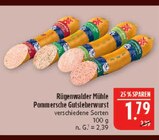 Pommersche Gutsleberwurst Angebote von Rügenwalder Mühle bei Marktkauf Leipzig für 1,79 €