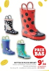 Bottes de pluie enfant en promo chez Super U Bourges à 9,90 €