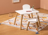 Table 58×38×43cm et 2 chaises 29×31×50cm - ALEX dans le catalogue Maxi Bazar