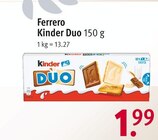 Kinder Duo im Rossmann Prospekt Kinder Duo von Ferrero im aktuellen Rossmann Prospekt für 1,99 €