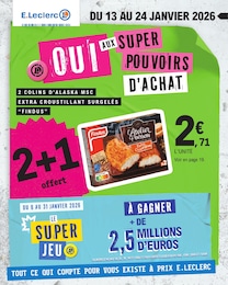 Prospectus E.Leclerc, "OUI AUX SUPER POUVOIRS D'ACHAT",  pages, 13/01/2026 - 24/01/2026