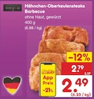 Aktuelles Hähnchen-Oberkeulensteaks Barbecue Angebot bei Netto Marken-Discount in Wuppertal ab 2,49 €
