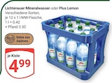 Aktuelle Wasser Angebote bei GLOBUS in Erfurt Aktuelles Lichtenauer Angebot bei GLOBUS in Erfurt ab 4,99 €
