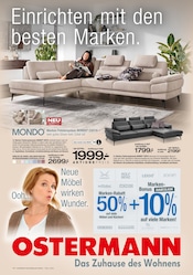 Aktueller Ostermann Möbel & Einrichtung Prospekt in Mettmann und Umgebung, "Neue Möbel wirken Wunder." mit 12 Seiten, 29.11.2025 - 06.12.2025