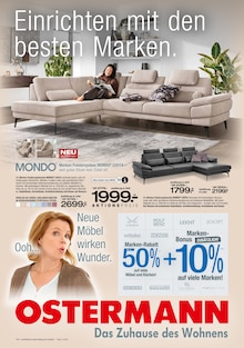Ostermann Prospekt Neue Möbel wirken Wunder. mit  Seiten in Wesel und Umgebung