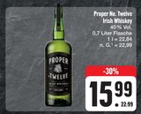 Irish Whiskey Angebote von Proper No. Twelve bei E center Schweinfurt für 15,99 €