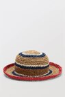 Chapeau forme cloche à rayures en promo chez Monoprix Margaret Chapeau forme cloche à rayures dans le catalogue Monoprix Margaret