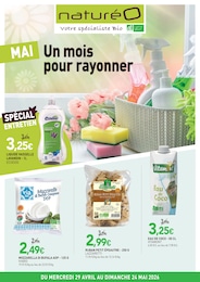 Prospectus NaturéO à Le Raincy, "Un mois pour rayonner", 22 pages, 29/04/2026 - 24/05/2026