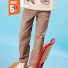 Promo Pantalon relaxed taille ajustable coton gris garçon à 5,00 € dans le catalogue La Halle à Decize