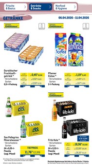 Wasser im METRO Prospekt "Wochenangebote" mit 52 Seiten (Duisburg)