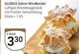 Aktuelles Sahne-Windbeutel Angebot bei GLOBUS in Rostock ab 3,30 €