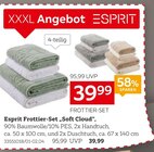 Frottier-Set Soft Cloud von Esprit im aktuellen XXXLutz Möbelhäuser Prospekt für 39,99 €