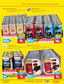 Katzenfutter im aktuellen Netto Marken-Discount Prospekt (Magdeburg) Katzenfutter im Netto Marken-Discount Prospekt "Aktuelle Angebote" mit 74 Seiten (Magdeburg)