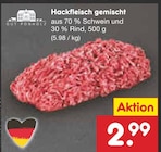 Hackfleisch gemischt im Angebot bei Netto Marken-Discount in Nordhausen Hackfleisch gemischt Angebote von GUT PONHOLZ bei Netto Marken-Discount Nordhausen für 2,99 €