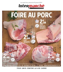 Prospectus Intermarché de la semaine "FOIRE AU PORC" avec 1 pages, valide du 14/01/2025 au 19/01/2025 pour Camarès et alentours