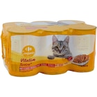 Assortiments terrines pour chats - CARREFOUR COMPANINO VITALIVE à 5,15 € dans le catalogue Carrefour