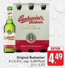 Original Budweiser Angebote von Budweiser bei Trinkgut Mainz für 4,49 €
