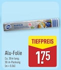 Alu-Folie im aktuellen ALDI Nord Prospekt