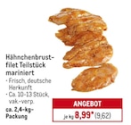 Aktuelles Hähnchenbrustfilet Teilstück mariniert Angebot bei METRO in Duisburg ab 9,62 €