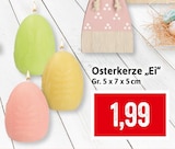 Osterkerze "Ei" bei Kaufhaus Stolz im Kappeln Prospekt für 1,99 €