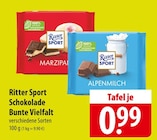 Ritter Sport Schokolade Bunte Vielfalt bei famila Nordost im Prospekt "" für 0,99 €