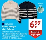 Strick-Cardigan oder -Pullover Angebote von UP2FASHION bei ALDI SÜD Esslingen für 6,99 €