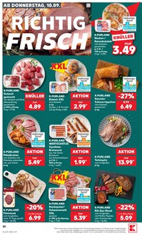 Steak im Kaufland Prospekt "Hier bin ich richtig" mit 66 Seiten (Cottbus)