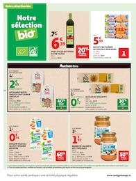 Prix et réduction Lait Bio dans le prospectus Auchan Supermarché en cours Offre Lait Bio dans le catalogue Auchan Supermarché du moment à la page 24