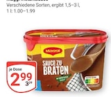 Instantsoße bei GLOBUS im Gars Prospekt für 2,99 €