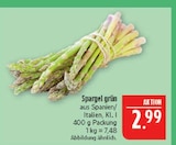 Marktkauf Bautzen - Spargel grün Angebot im Prospekt Spargel grün bei Marktkauf im Bautzen Prospekt für 2,99 €