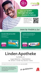 Aktueller mea - meine apotheke Apotheken Prospekt für Geithain: Unsere Juni-Angebote mit 4} Seiten, 01.06.2026 - 30.06.2026