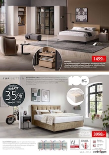 Bett im Zurbrüggen Prospekt "zurbrüggen - IHR EINRICHTUNGSHAUS DER EXTRAKLASSE" mit 44 Seiten (Bremerhaven)
