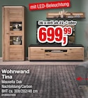 Wohnwand Tina für 699,99 € bei Die Möbelfundgrube im Angebot Wohnwand Tina im aktuellen Die Möbelfundgrube Prospekt
