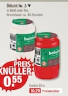 Öllicht Nr. 3 in Weiß im V-Markt Prospekt Öllicht Nr. 3 in Weiß von bolsius im aktuellen V-Markt Prospekt für 0,55 €