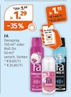 Deospray im Angebot bei Müller in Pforzheim Deospray Angebote von FA bei Müller Pforzheim für 1,11 €