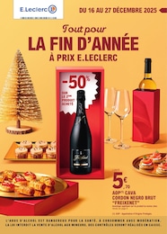 Prospectus Supermarchés E.Leclerc en cours, Tout pour LA FIN D'ANNÉE À PRIX E.LECLERC, 56 pages, 16/12/2025 - 27/12/2025 Catalogue Supermarchés E.Leclerc en cours à Chancelade et alentours, Tout pour LA FIN D'ANNÉE À PRIX E.LECLERC, 56 pages, 16/12/2025 - 27/12/2025
