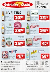 Aktueller Getränke Oase Prospekt mit Veltins, "Aktuelle Angebote", Seite 1