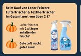 Lufterfrischer oder Textilerfrischer Angebote von Lenor Febreze bei REWE Böblingen für 2,00 €