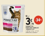 Croquettes pour chat stérilisé - PERFECT FIT dans le catalogue E.Leclerc