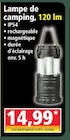 Norma Strasbourg - Promo Lampe de camping 120 lm Promo Lampe de camping 120 lm à 14,99 € dans le catalogue Norma à Strasbourg