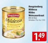 Hengstenberg Mildessa Mildes Weinsauerkraut Angebote bei famila Nordost Langenhagen für 1,49 €