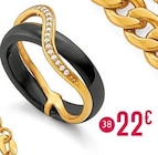 Bague en plaqué or à 22,00 € dans le catalogue E.Leclerc